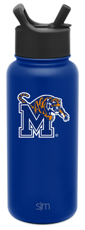 Collegiate Summit Water Bottle with Straw Lid