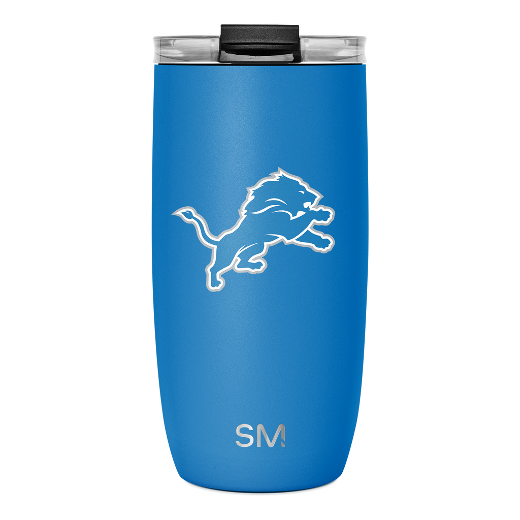 NFL Voyager Tumbler with Clear Flip Lid & Straw