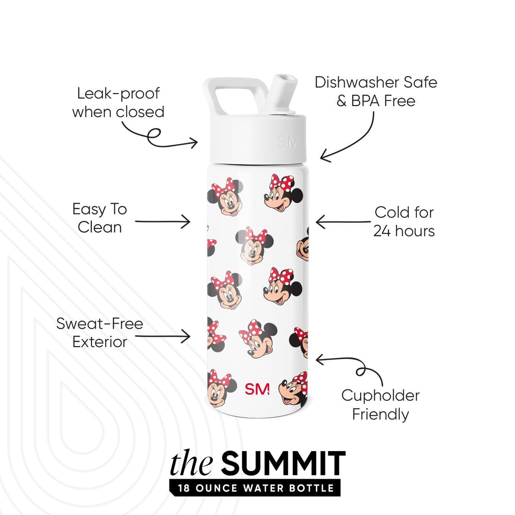 Summit Kids Water Bottle with Straw Lid