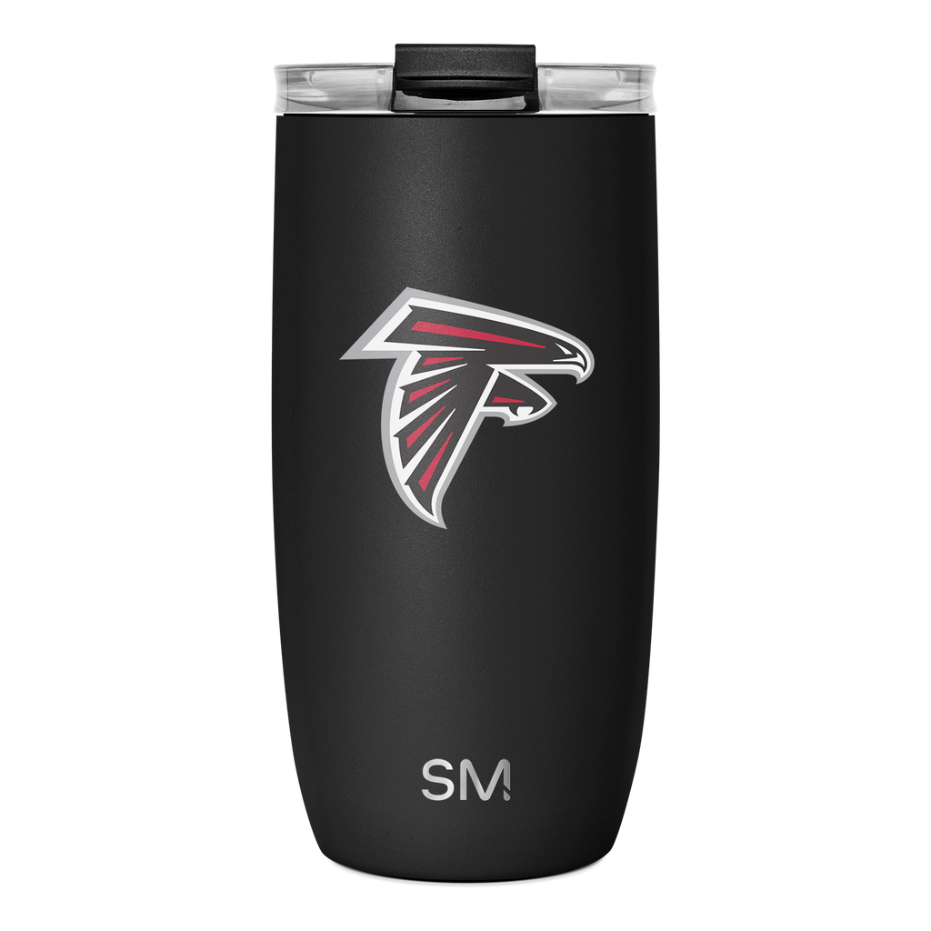 NFL Voyager Tumbler with Clear Flip Lid & Straw